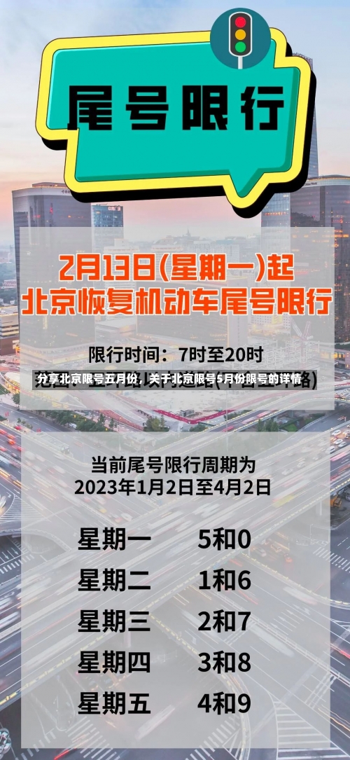 北京5月车辆尾号限号多少-，北京限号2024年1月限号时间表